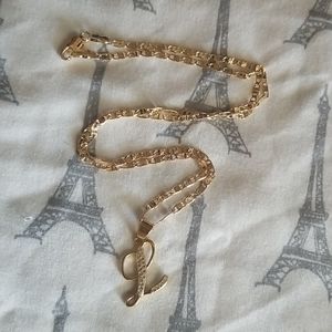 Necklace with letter L Charm